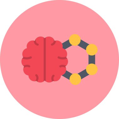Öğrenmek. Web simgesi vektör illüstrasyonu