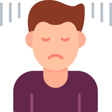 Suçlu adam. Web simgesi basit illüstrasyon