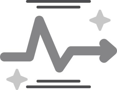 Basit ok simgesi vektör illüstrasyonu