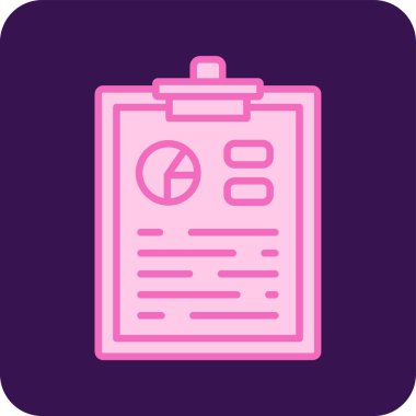 Pano simgesi, vektör illüstrasyonu basit tasarım