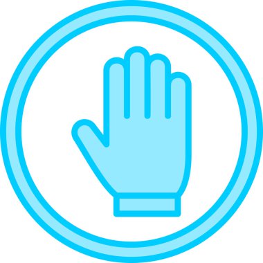 Dur tabelası. Web simgesi basit illüstrasyon