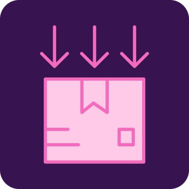 paket web simgesi vektör illüstrasyonu