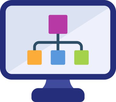 Web Yazılım simgesi, vektör illüstrasyonu