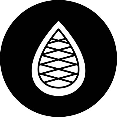 Kıymetli Stone. Web simgesi basit illüstrasyon