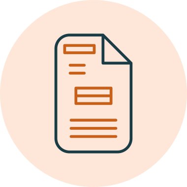 Planlayıcı. Web simgesi basit tasarım