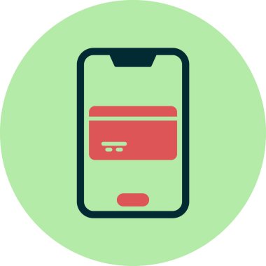 Ödeme Servis simgesi düz stil