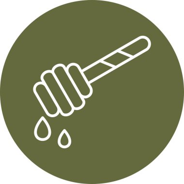 Tatlım. Web simgesi basit illüstrasyon 