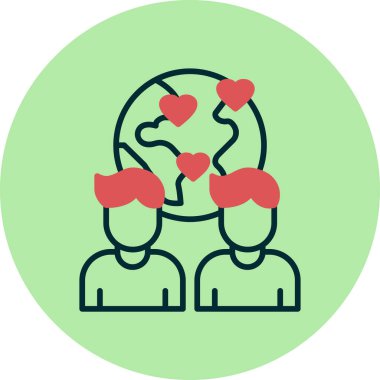 Çatallaşma. Web simgesi basit illüstrasyon