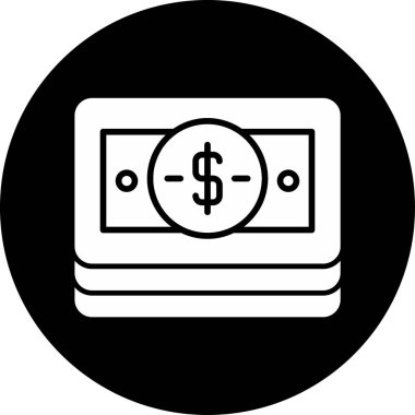 Nakit para. Web simgesi basit illüstrasyon