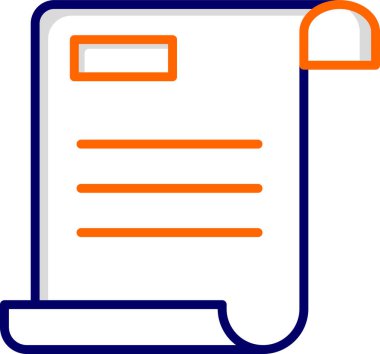 Bills Web simgesi basit illüstrasyon