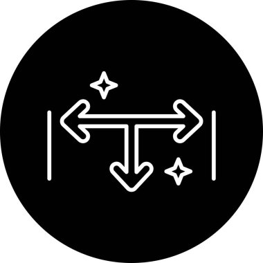 Basit ok simgesi vektör illüstrasyonu