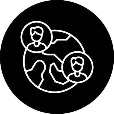 Ağ basit simgesinin vektör illüstrasyonu