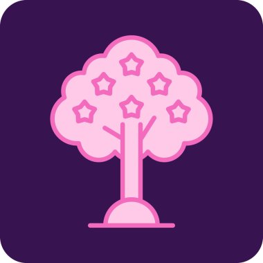 Linden web simgesi vektör illüstrasyonu