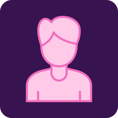 Çalışan. Web simgesi basit illüstrasyon