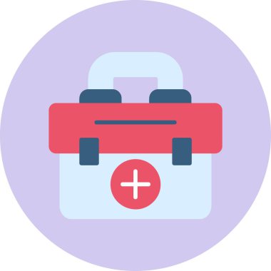 İlk yardım kiti vektör illüstrasyonu