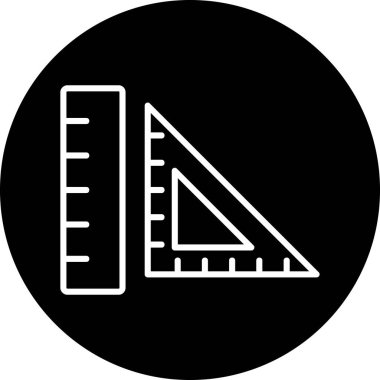 Geometri, yönetici simgesi. Basit resimleme