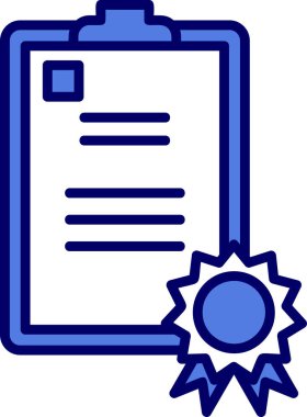 Sözleşmeli ağ simgesi, vektör illüstrasyonu