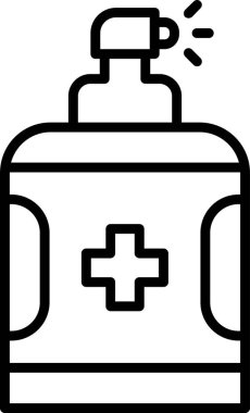 Sprey ağ ikonu vektör illüstrasyonu