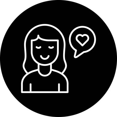 Heyecan web simgesi vektör illüstrasyonu