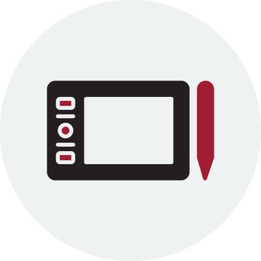 dijital Grafik Tableti, vektör simgesi