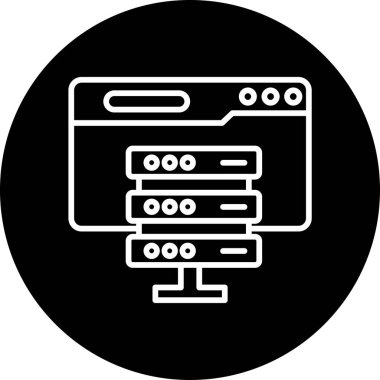 Ev sahipliği. Web simgesi basit illüstrasyon 