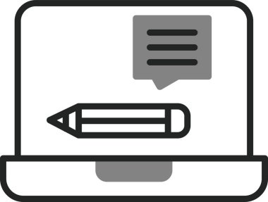 Geri besleme modern simgesinin vektör illüstrasyonu