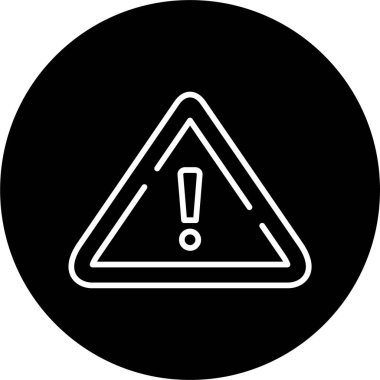 uyarı simgesi vektör illüstrasyonu