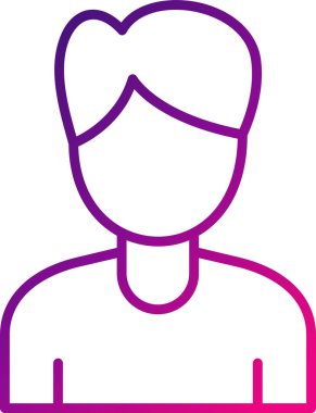 Çalışan. Web simgesi basit illüstrasyon