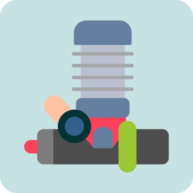 Modern Motor simgesinin vektör çizimi       