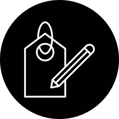 Fiyat web simgesi vektör illüstrasyonu