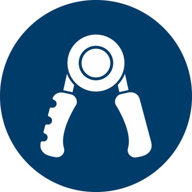 El ve bilek dayanıklılık eğitimi için el kavrayıcı simgesi, spor ekipmanları.