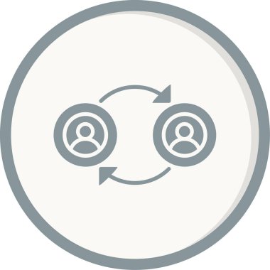 Peer Web simgesi vektör illüstrasyonuna aktar