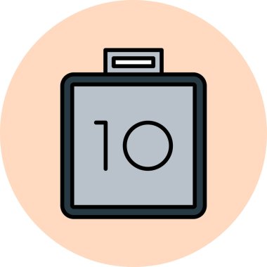 ağırlık web simgesi vektör illüstrasyonu