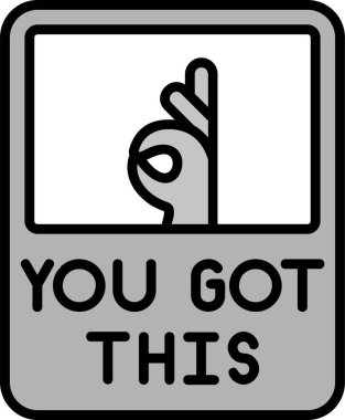 Simge vektör illüstrasyon tasarımı