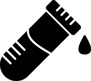 test tübü ikon vektör çizimi