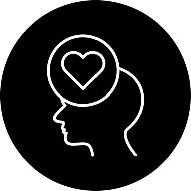 Empati simgesi, vektör illüstrasyon tasarımı