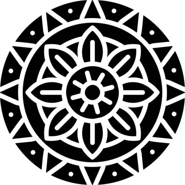 mandala tasarımı, web basit illüstrasyonu