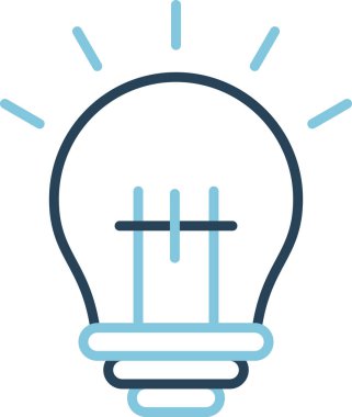 Ampul Ağı simgesi, vektör illüstrasyonu