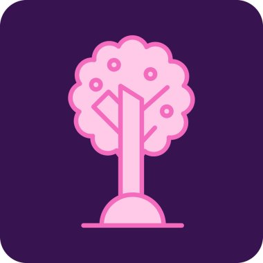 Zeytin ağacı. Web simgesi vektör illüstrasyonu 