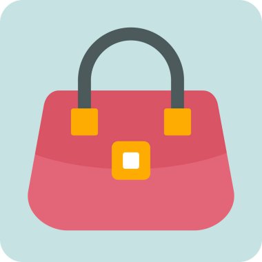 el çantası simgesi vektör illüstrasyonu 