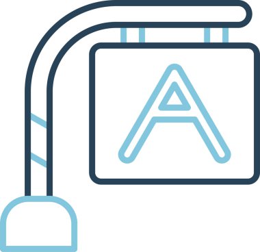 Web simgesi vektör illüstrasyonunu imzala