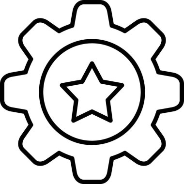 Dişli web simge vektör çizim