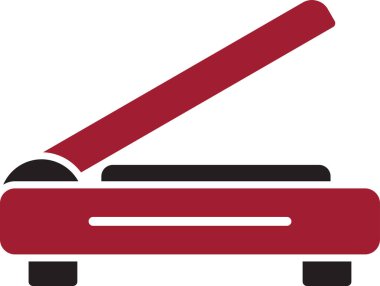 Giyotin ağ ikonu vektör illüstrasyonu