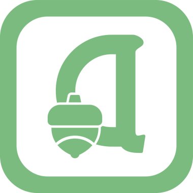 Küçük A harfi vektör illüstrasyonu 