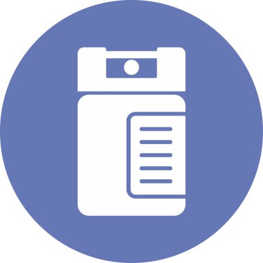 biber gazı web simgesi vektör illüstrasyonu