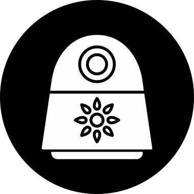 Gece Ay simgesi, vektör illüstrasyon tasarımı 