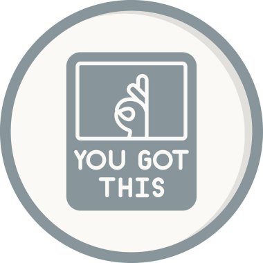 Simge vektör illüstrasyon tasarımı