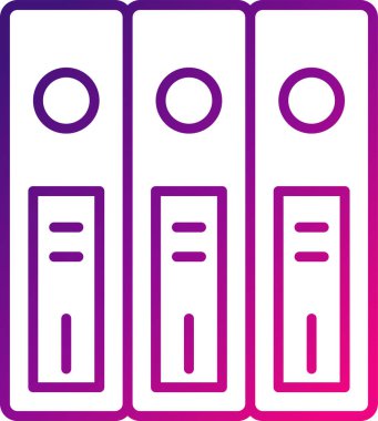 Klasörler. Web simgesi basit illüstrasyon