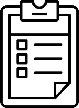 Görevler. Web simgesi basit illüstrasyon