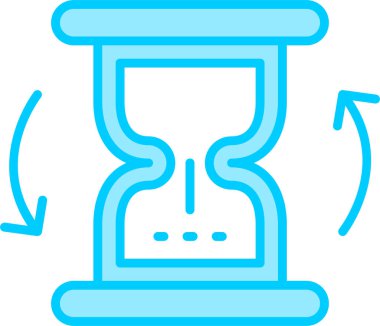 zaman simgesi, vektör illüstrasyonu